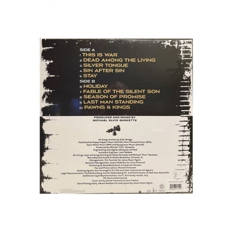 Alter Bridge - Pawns &amp; Kings (0840588171491) виниловая пластинка - фото 2