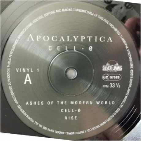 Apocalyptica - Cell-0 (0190296878763) виниловая пластинка - фото 6