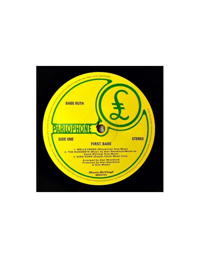 8718469539086, Виниловая пластинка Babe Ruth, First Base - фото 3