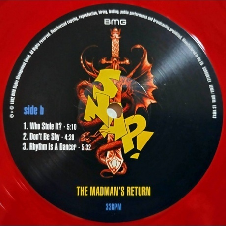 Snap! - The Madman's Return (coloured) (4050538806113) виниловая пластинка - фото 4