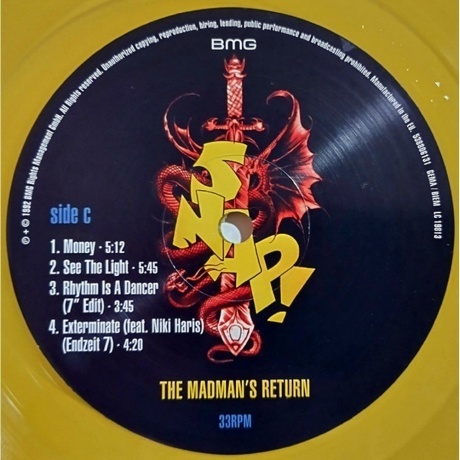 Snap! - The Madman's Return (coloured) (4050538806113) виниловая пластинка - фото 5