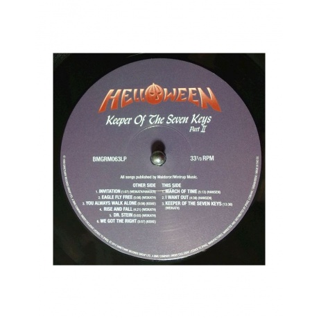 5414939922824, Виниловая пластинка Helloween, Keeper Of The Seven Keys, Part II - фото 3
