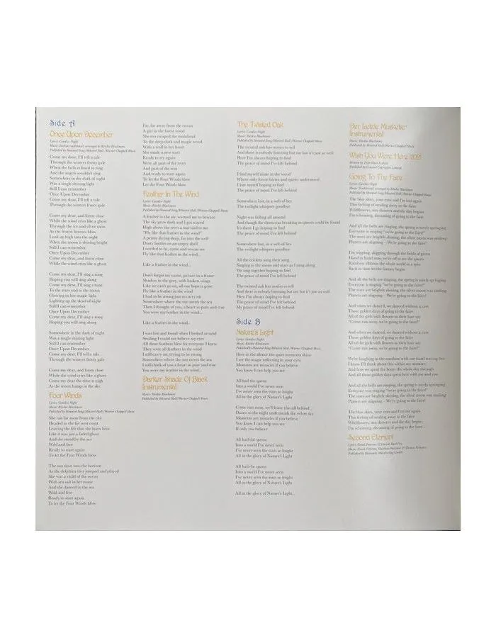 4029759155492, Виниловая пластинка Blackmore's Night, Nature's Light (coloured) - фото 5