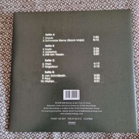 Bohren &amp; Der Club Of Gore - Dolores (5413356514513) виниловая пластинка - фото 2