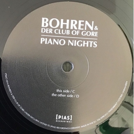 Bohren &amp; Der Club Of Gore - Piano Nights (5414939589119) виниловая пластинка - фото 5