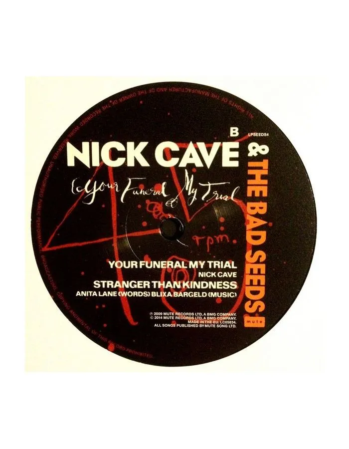 5414939710414, Виниловая пластинка Cave, Nick, Your Funeral...My Trial - фото 5