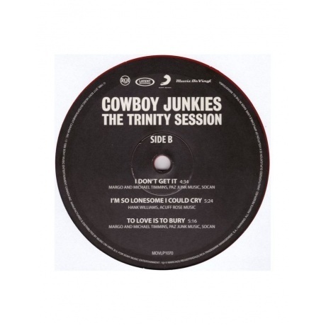 Cowboy Junkies - The Trinity Session (8718469535606) виниловая пластинка - фото 5