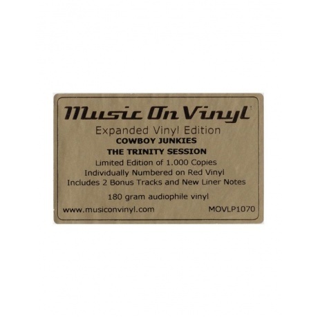 Cowboy Junkies - The Trinity Session (8718469535606) виниловая пластинка - фото 8