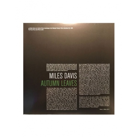 Miles Davis - Autumn Leaves (8436569190432) виниловая пластинка - фото 3