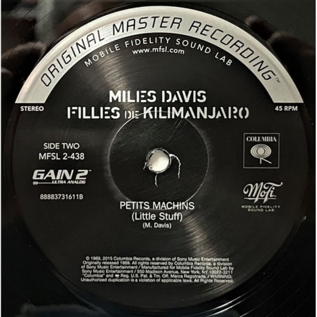 Miles Davis - Filles De Kilimanjaro (Analogue, Original Master Recording) (0821797243810) виниловая пластинка - фото 3