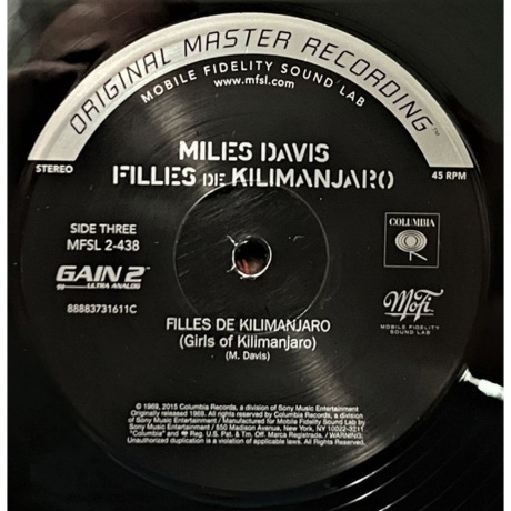 Miles Davis - Filles De Kilimanjaro (Analogue, Original Master Recording) (0821797243810) виниловая пластинка - фото 4