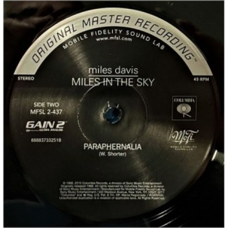 Miles Davis - Miles In The Sky (Analogue, Original Master Recording) (0821797243711) виниловая пластинка - фото 6