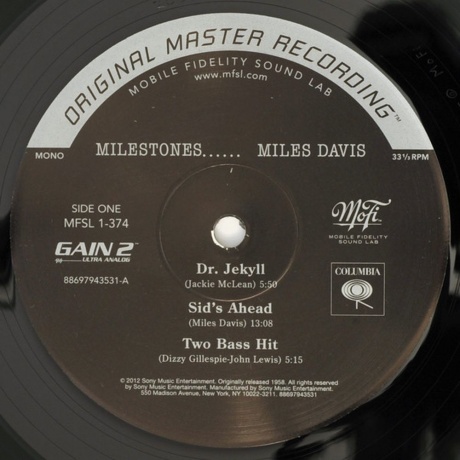 Miles Davis - Milestones (Analogue, Original Master Recording) (0821797137416) виниловая пластинка - фото 2