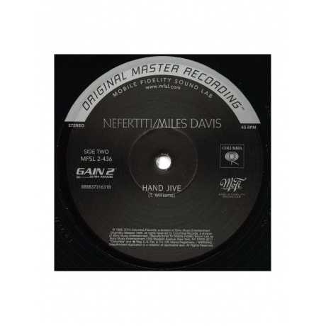 0821797243612, Виниловая пластинка Davis, Miles, Nefertiti (Original Master Recording) - фото 4