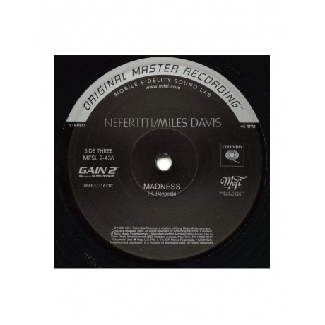 0821797243612, Виниловая пластинка Davis, Miles, Nefertiti (Original Master Recording) - фото 5