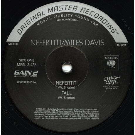 Miles Davis - Nefertiti (Analogue, Original Master Recording) (0821797243612) виниловая пластинка - фото 3