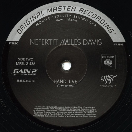 Miles Davis - Nefertiti (Analogue, Original Master Recording) (0821797243612) виниловая пластинка - фото 4