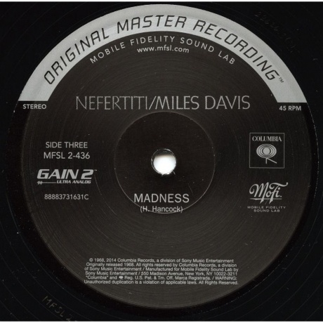 Miles Davis - Nefertiti (Analogue, Original Master Recording) (0821797243612) виниловая пластинка - фото 5