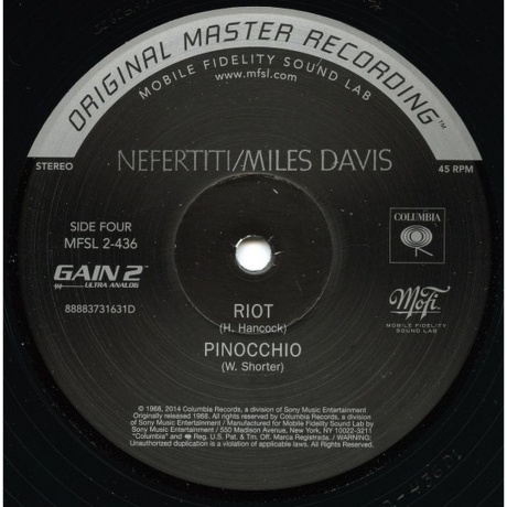 Miles Davis - Nefertiti (Analogue, Original Master Recording) (0821797243612) виниловая пластинка - фото 6