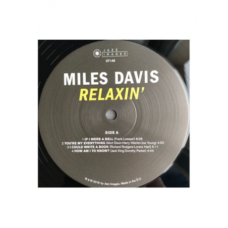 8436569193518, Виниловая пластинка Davis, Miles, Relaxin' - фото 6