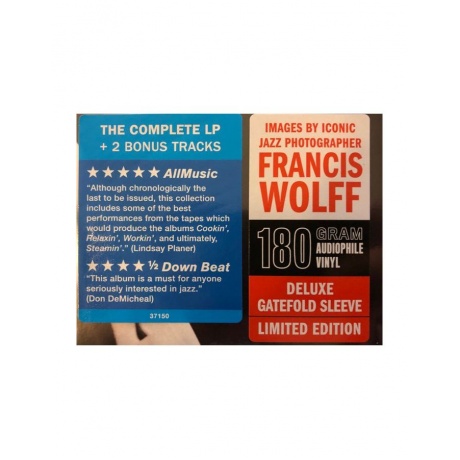 8436569193532, Виниловая пластинка Davis, Miles, Steamin’ - фото 5