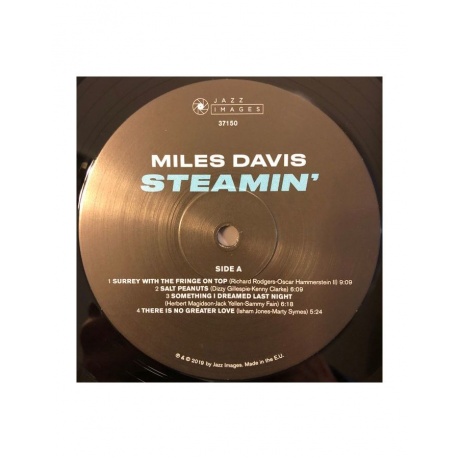 8436569193532, Виниловая пластинка Davis, Miles, Steamin’ - фото 6