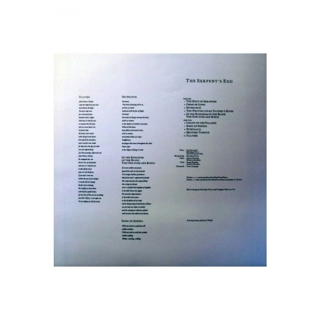 Dead Can Dance - The Serpent's Egg (0652637363814) виниловая пластинка - фото 6