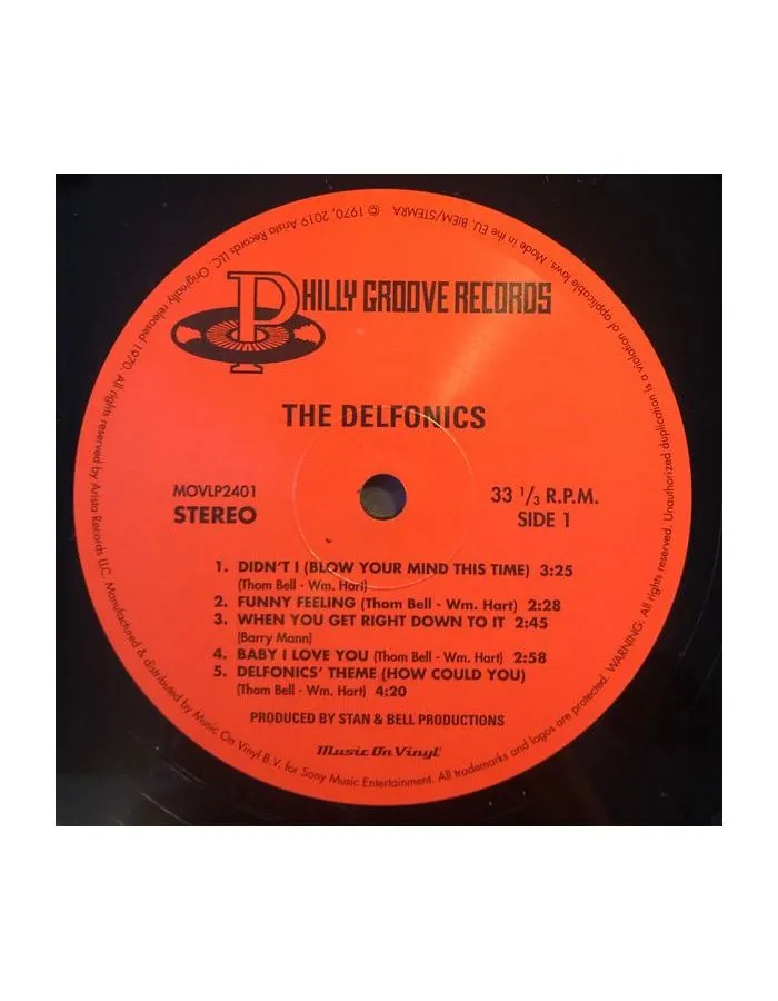 8719262009622, Виниловая пластинка Delfonics, The, The Delfonics - фото 3