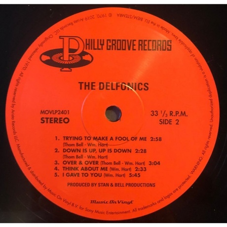 The Delfonics - The Delfonics (8719262009622) виниловая пластинка - фото 4