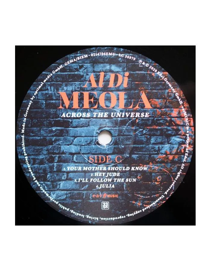 4029759147060, Виниловая пластинка Di Meola, Al, Across The Universe - фото 7