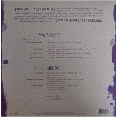 Al Di Meola - Saturday Night In San Francisco (4029759172437) виниловая пластинка - фото 3