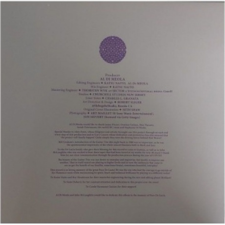 Al Di Meola - Saturday Night In San Francisco (4029759172437) виниловая пластинка - фото 9