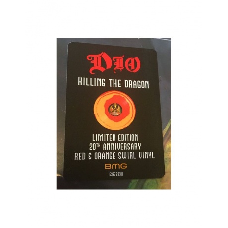 4050538769319, Виниловая пластинка Dio, Killing The Dragon (coloured) - фото 3