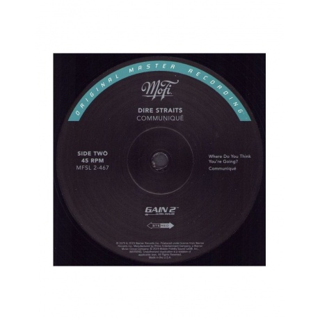 0821797246712, Виниловая пластинка Dire Straits, Communique (Original Master Recording) - фото 5