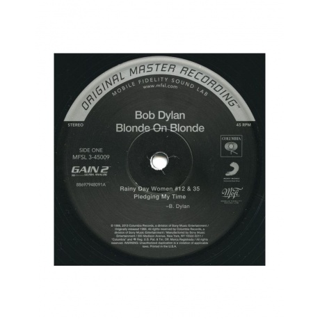 0821797450096, Виниловая пластинка Dylan, Bob, Blonde On Blonde (Box) (Original Master Recording) - фото 3