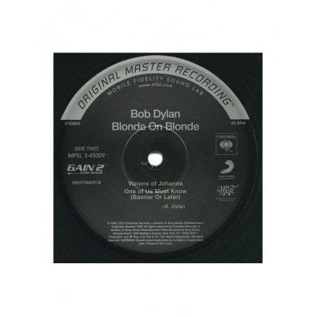 0821797450096, Виниловая пластинка Dylan, Bob, Blonde On Blonde (Box) (Original Master Recording) - фото 4