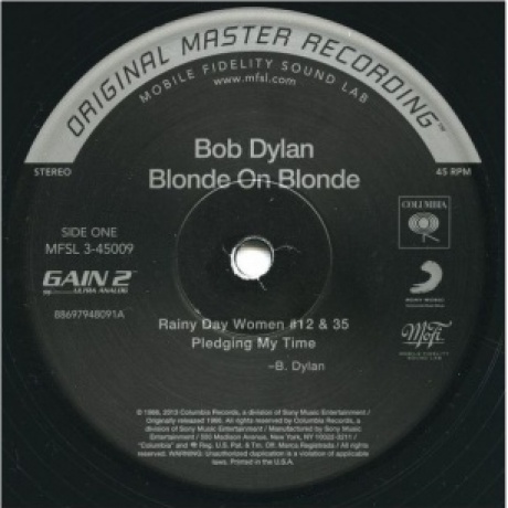 Bob Dylan - Blonde On Blonde (Box) (Analogue, Original Master Recording) (0821797450096) виниловая пластинка - фото 3