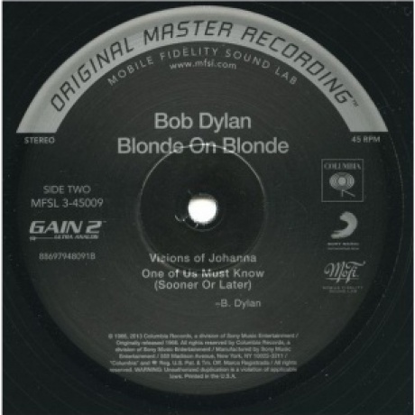 Bob Dylan - Blonde On Blonde (Box) (Analogue, Original Master Recording) (0821797450096) виниловая пластинка - фото 4