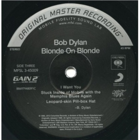 Bob Dylan - Blonde On Blonde (Box) (Analogue, Original Master Recording) (0821797450096) виниловая пластинка - фото 5