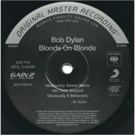 Bob Dylan - Blonde On Blonde (Box) (Analogue, Original Master Recording) (0821797450096) виниловая пластинка - фото 7