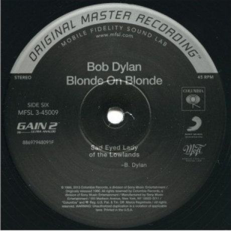 Bob Dylan - Blonde On Blonde (Box) (Analogue, Original Master Recording) (0821797450096) виниловая пластинка - фото 8