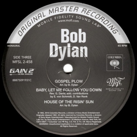 Bob Dylan - Bob Dylan (Analogue, Original Master Recording) (0821797245814) виниловая пластинка - фото 5