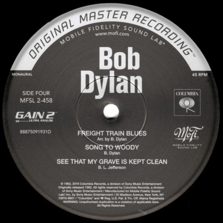 Bob Dylan - Bob Dylan (Analogue, Original Master Recording) (0821797245814) виниловая пластинка - фото 6