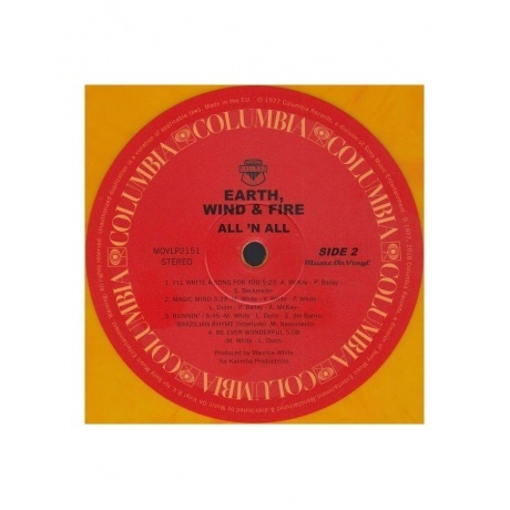 Wind &amp; Fire Earth - All 'N All (8719262006720) виниловая пластинка - фото 3