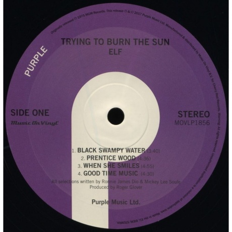 Elf - Trying To Burn The Sun (8719262003569) виниловая пластинка - фото 3