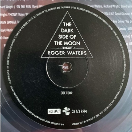Roger Waters - The Dark Side Of The Moon Redux (0711297395716) виниловая пластинка - фото 5