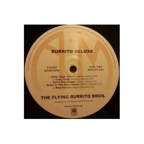 The Flying Burrito Brothers - Burrito Deluxe (0600753588864) виниловая пластинка - фото 4