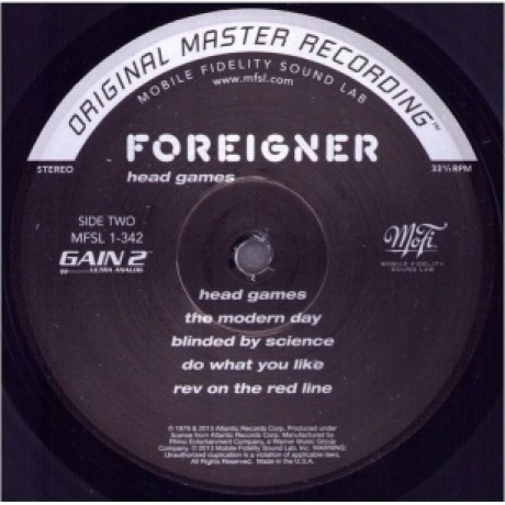Foreigner - Head Games (Analogue, Original Master Recording) (0821797134217) виниловая пластинка - фото 6
