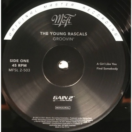The Young Rascals - Groovin' (Analogue, Original Master Recording) (0821797250313) виниловая пластинка - фото 3
