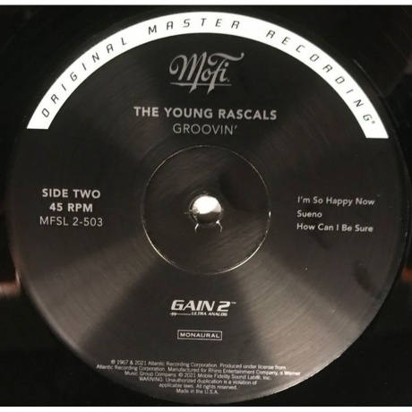 The Young Rascals - Groovin' (Analogue, Original Master Recording) (0821797250313) виниловая пластинка - фото 4